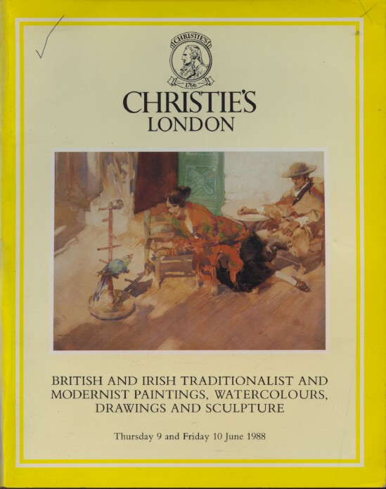 Christies June 1988 British & Irish Traditionalist & Modernist Paintings etc.