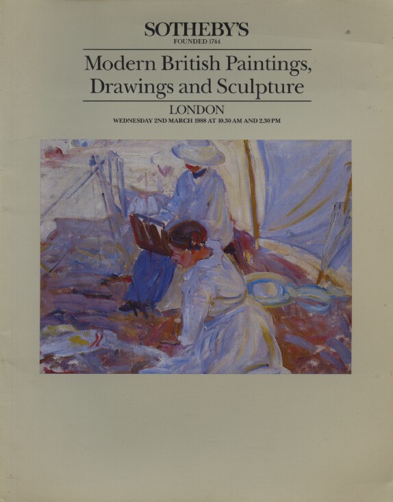 Sothebys March 1988 Modern British Paintings, Drawings and Sculpture