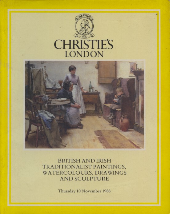 Christies Nov 1988 British & Irish Traditionalist Paintings, Watercolours etc.
