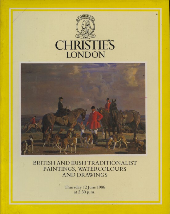 Christies June 1986 British & Irish Traditionalist Paintings, Watercolours etc.