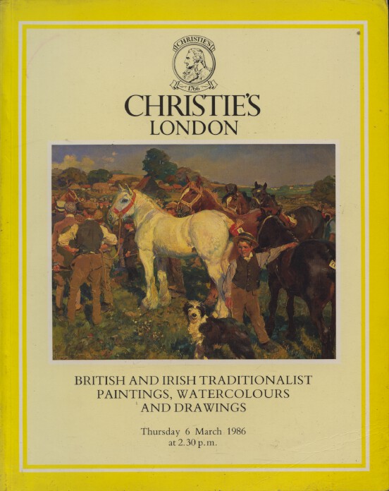 Christies March 1986 British & Irish Traditionalist Paintings (Digital only)