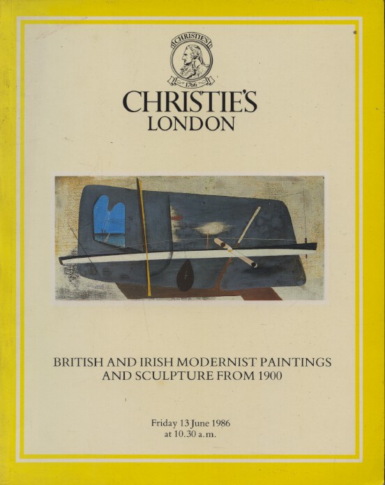 Christies June 1986 British & Irish Modernist Paintings etc. from 1900