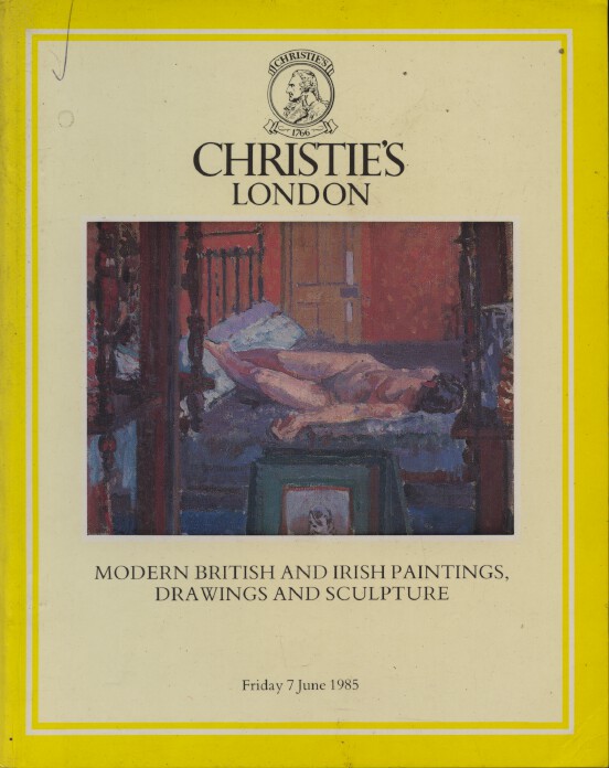 Christies June 1985 Modern British & Irish Paintings, Drawings & Sculpture
