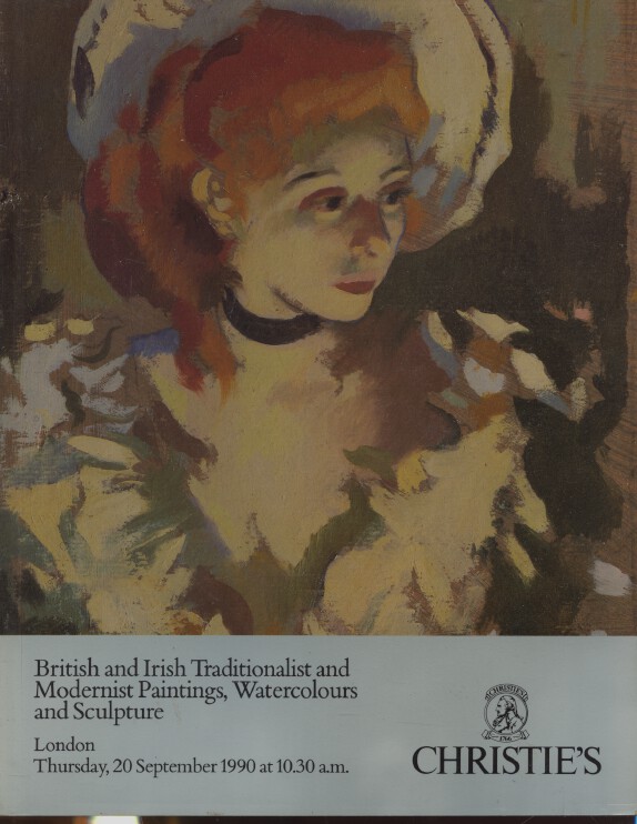 Christies Sept 1990 British & Irish Traditionalist & Modernist Paintings etc.