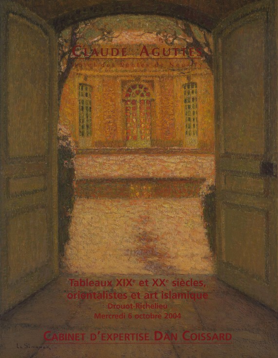 Claude Aguttes October 2004 19th & 20th C. Paintings, Orientalist & Islamic Art