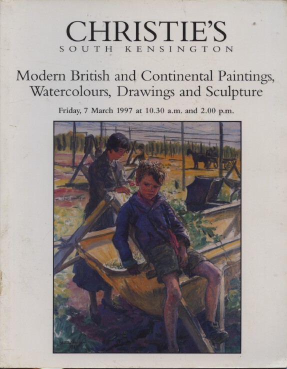 Christies March 1997 Modern British & Continental Paintings, Watercolours etc.