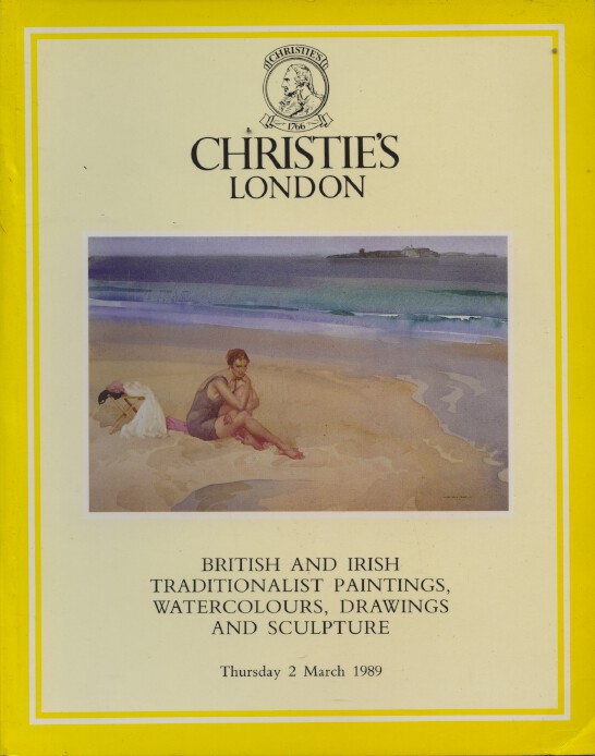 Christies March 1989 British & Irish Traditionalist Paintings, Watercolours etc.