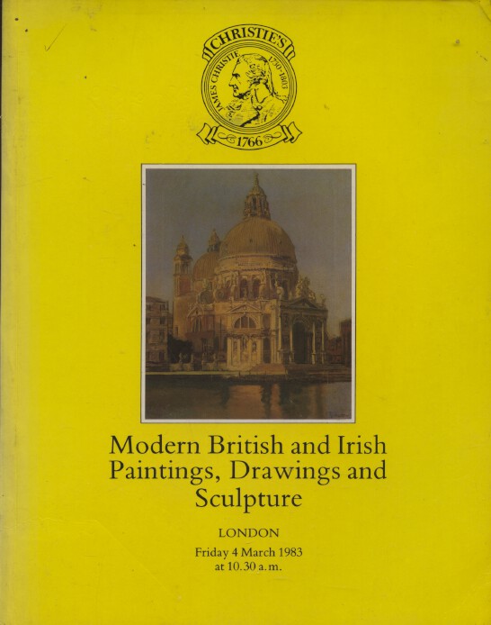 Christies March 1983 Modern British & Irish Paintings, Drawings & Sculpture