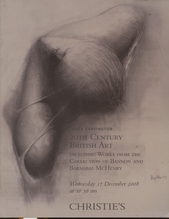 Christies Dec 2008 20th C. British Art inc. Collection Bannon & Barnabus McHenry