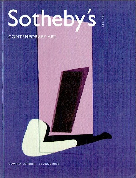 Sothebys June 2002 Contemporary Art - Click Image to Close