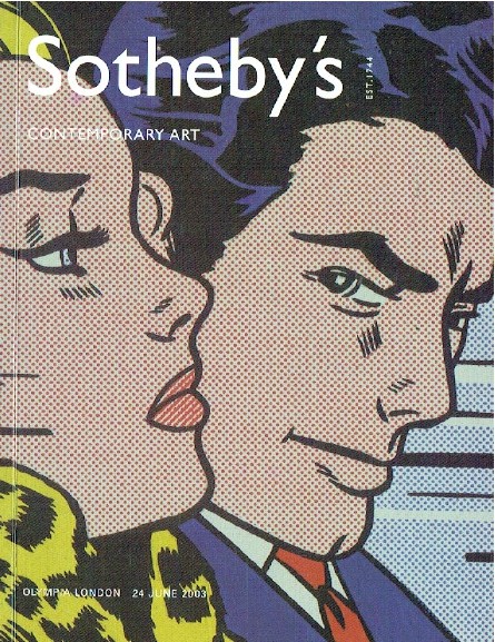 Sothebys June 2003 Contemporary Art