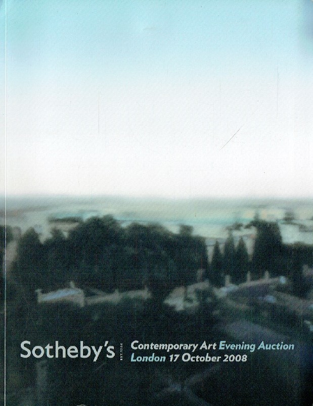 Sothebys October 2008 Contemporary Art - Evening auction