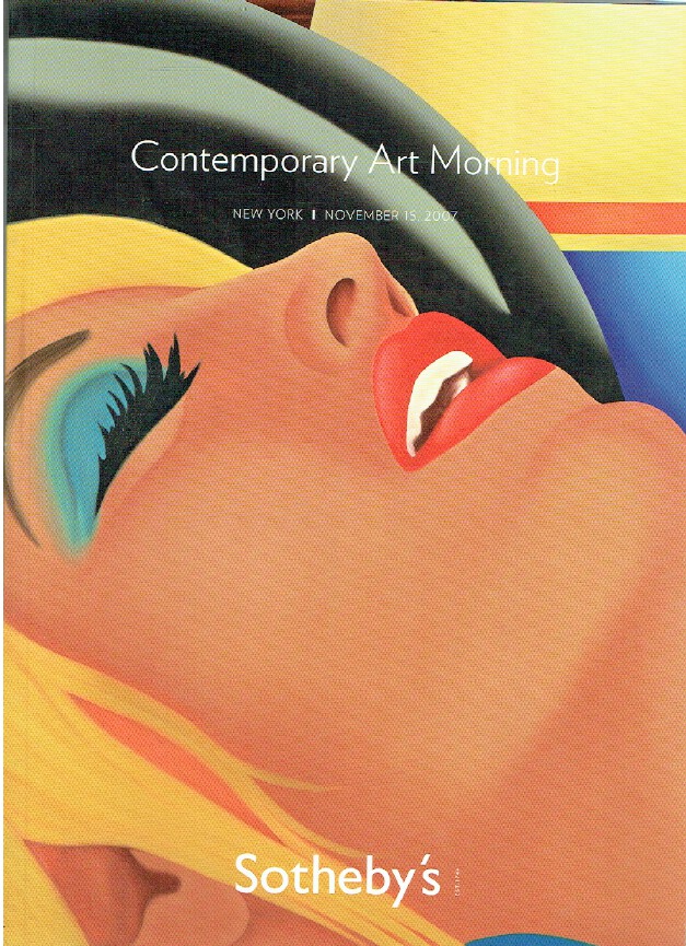 Sothebys November 2007 Contemporary Art (Dgital only)