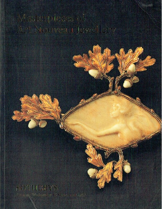 Sothebys November 1997 Masterpieces of Art Nouveau Jewellery