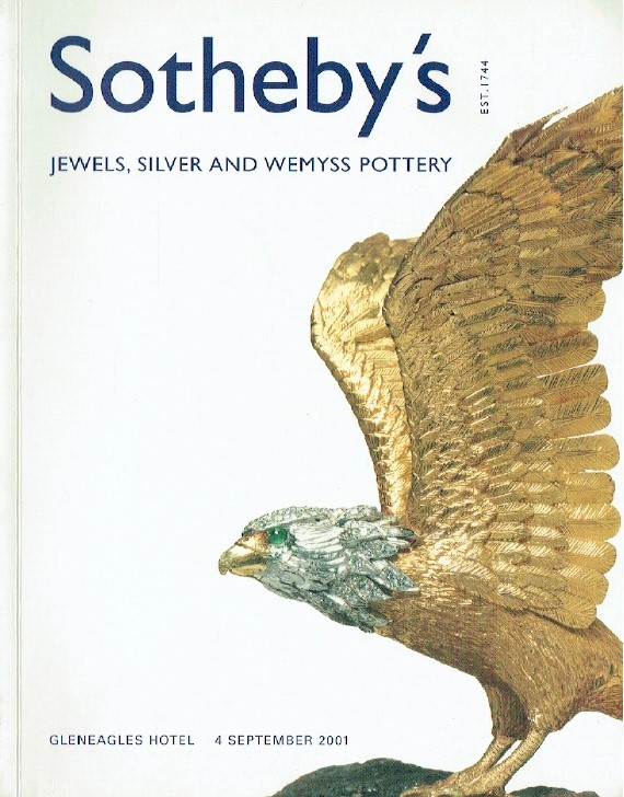 Sothebys September 2001 Jewels, Silver and Wemyss Pottery - Click Image to Close