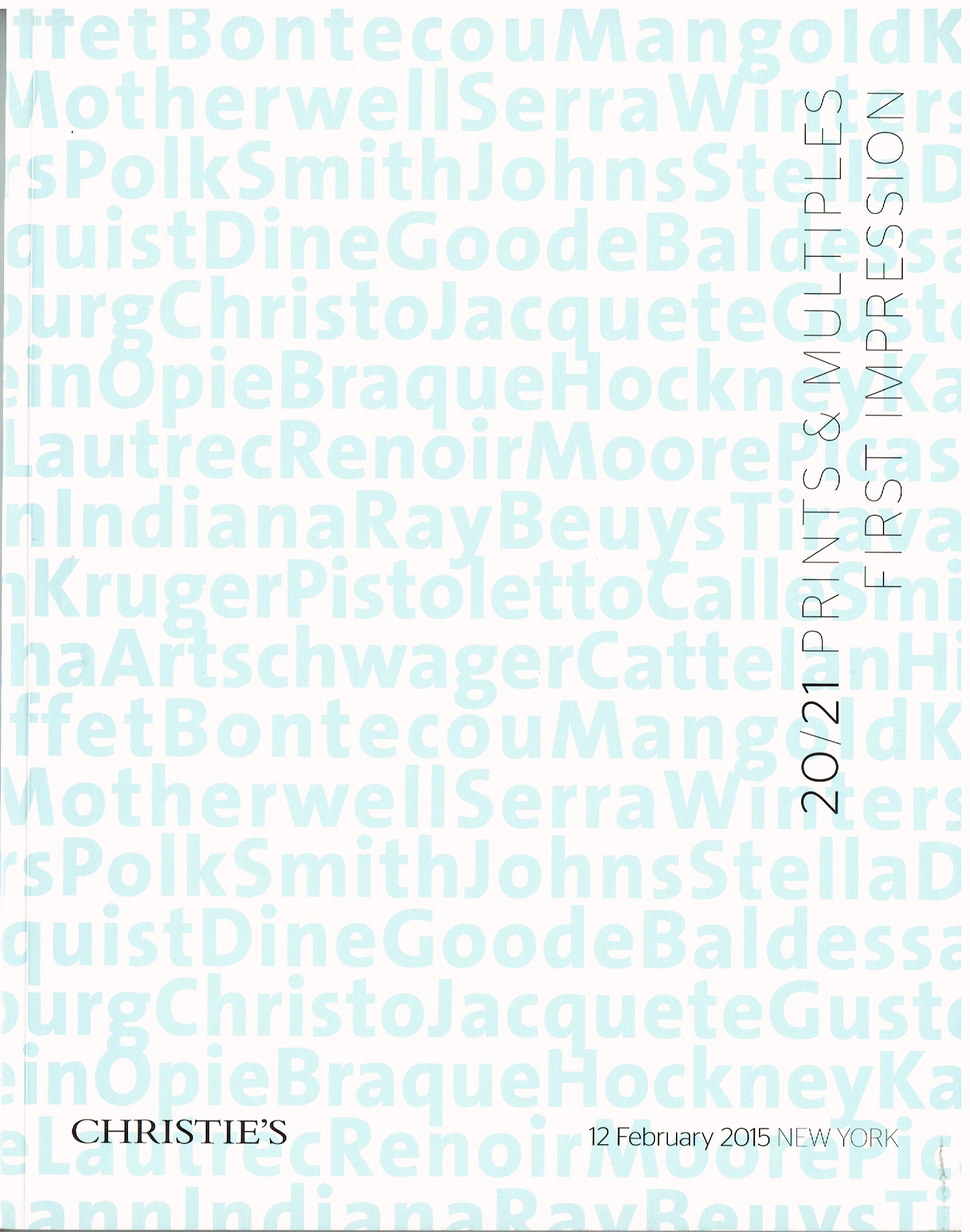 Christies February 2015 Prints & Multiples