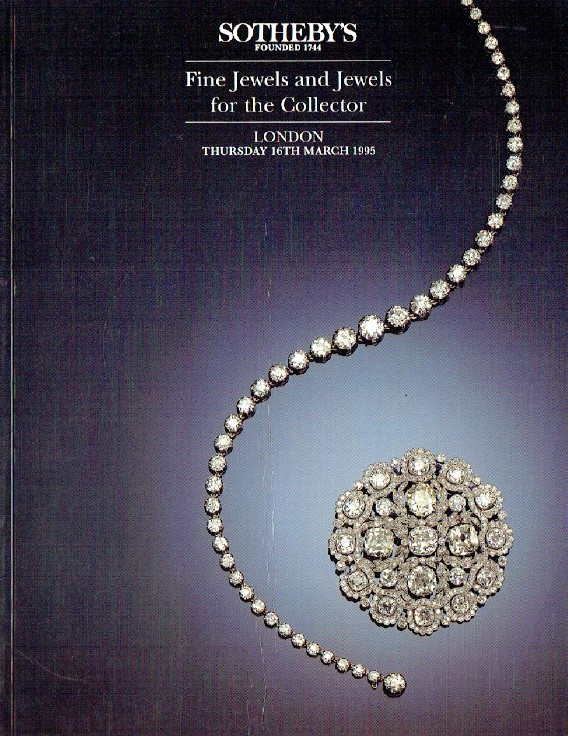 Sothebys March 1995 Fine Jewels and Jewels for The Collector