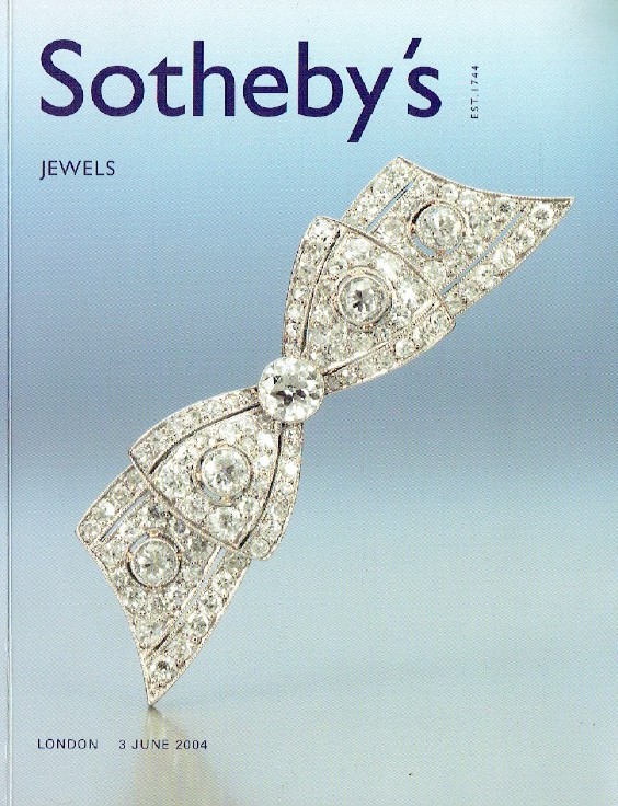 Sothebys June 2004 Fine Jewels and Jewels for The Collector