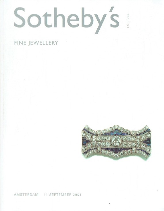 Sothebys September 2001 Fine Jewellery
