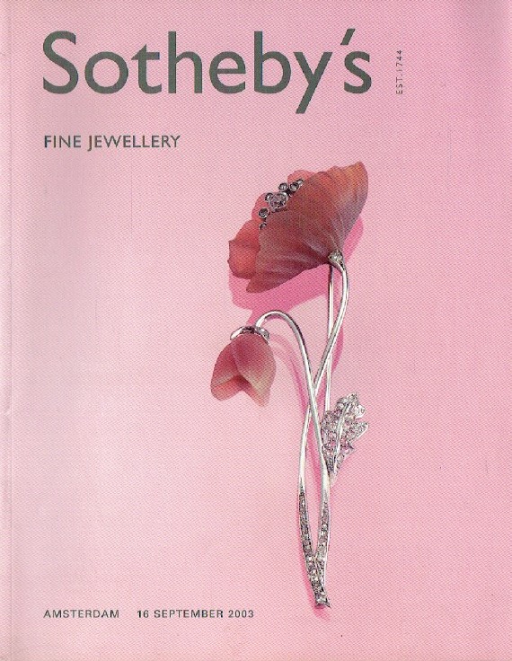 Sothebys September 2003 Fine Jewellery (Digial Only)