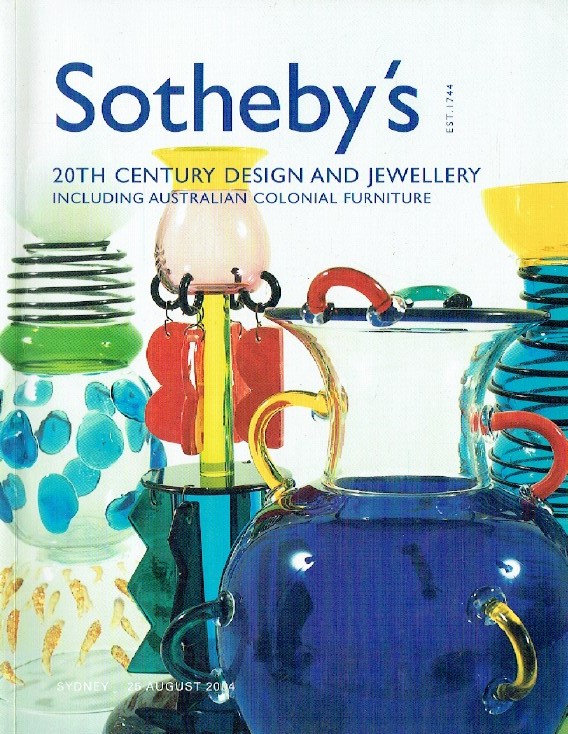 Sothebys August 2004 20th Century British Art including Australian Furniture