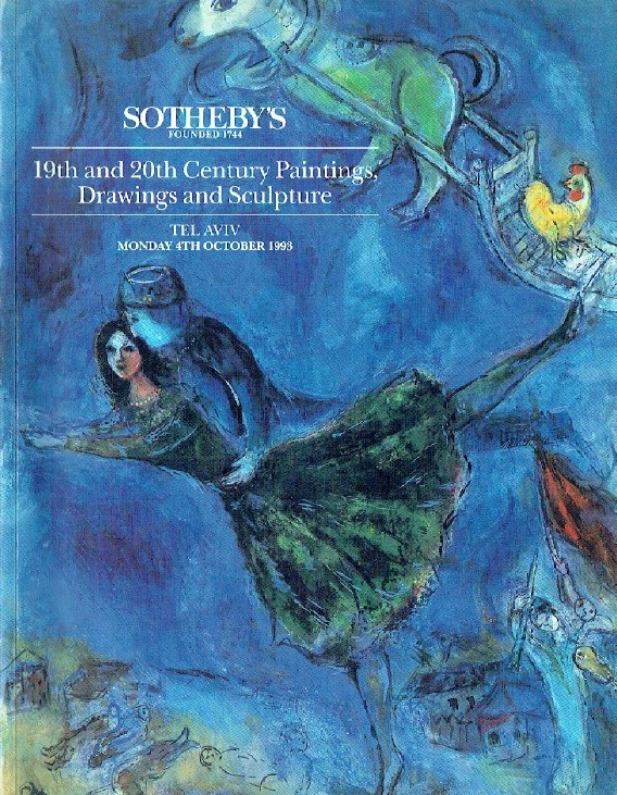 Sothebys October 1993 19th and 20th Century Paintings, Drawings (Digital only)