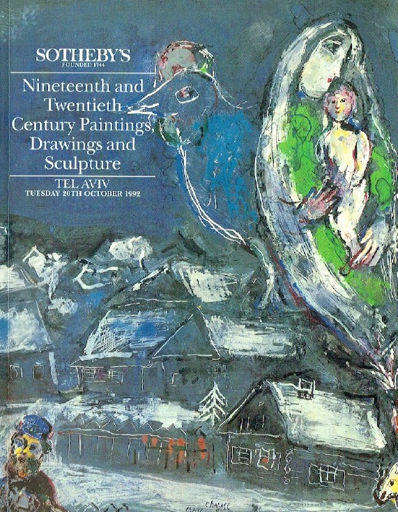 Sothebys October 1992 19th and 20th Century Paintings, Drawings & Sculpture