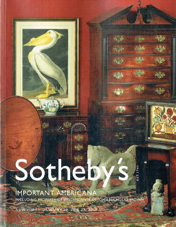 Sothebys January 2005 Important Americana