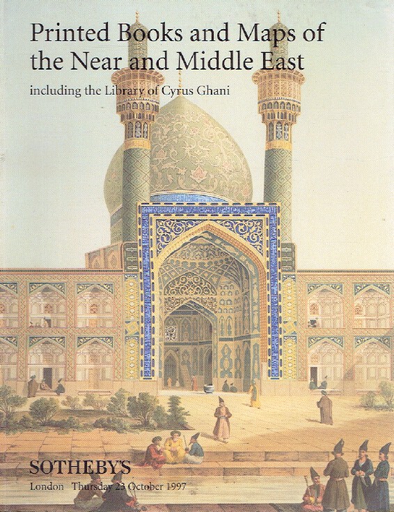 Sothebys October 1997 Printed Books and Maps of The Naer and Middle East