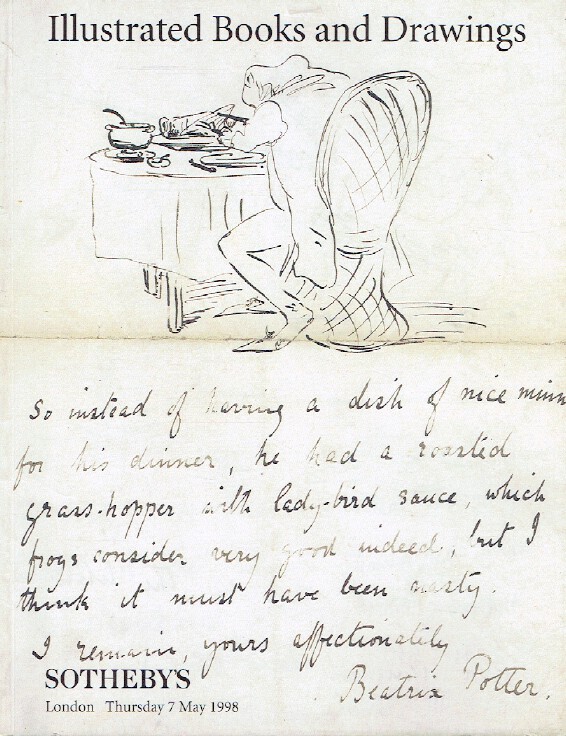 Sothebys May 1998 Illustrated Books and Drawings