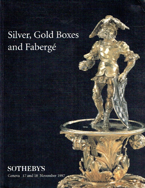 Sothebys November 1997 Silver, Gold and Fabergé