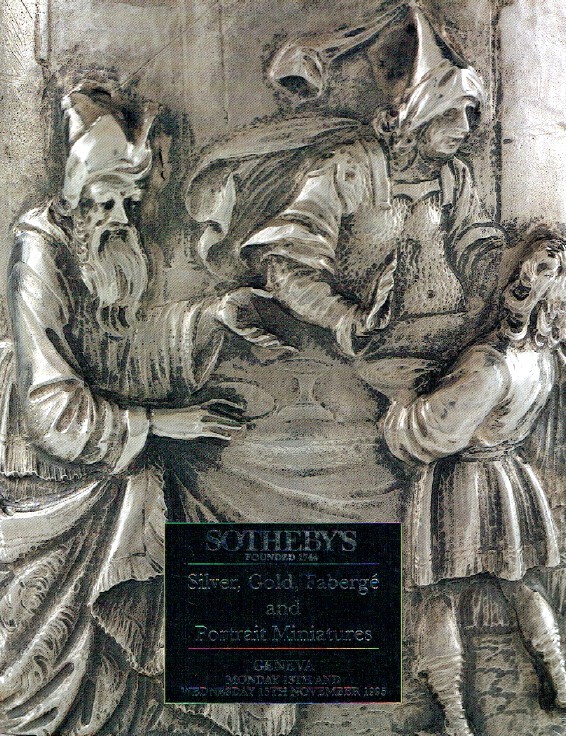 Sothebys November 1995 Silver, Gold, Fabergé and Portrait Miniatures