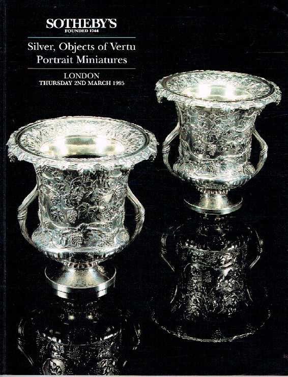 Sothebys March 1995 Silver, Objects of Vertu and Portrait Miniatures - Click Image to Close