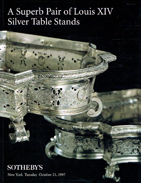 Sothebys October 1997 Silver Table Stands - A Superb (Digital only)