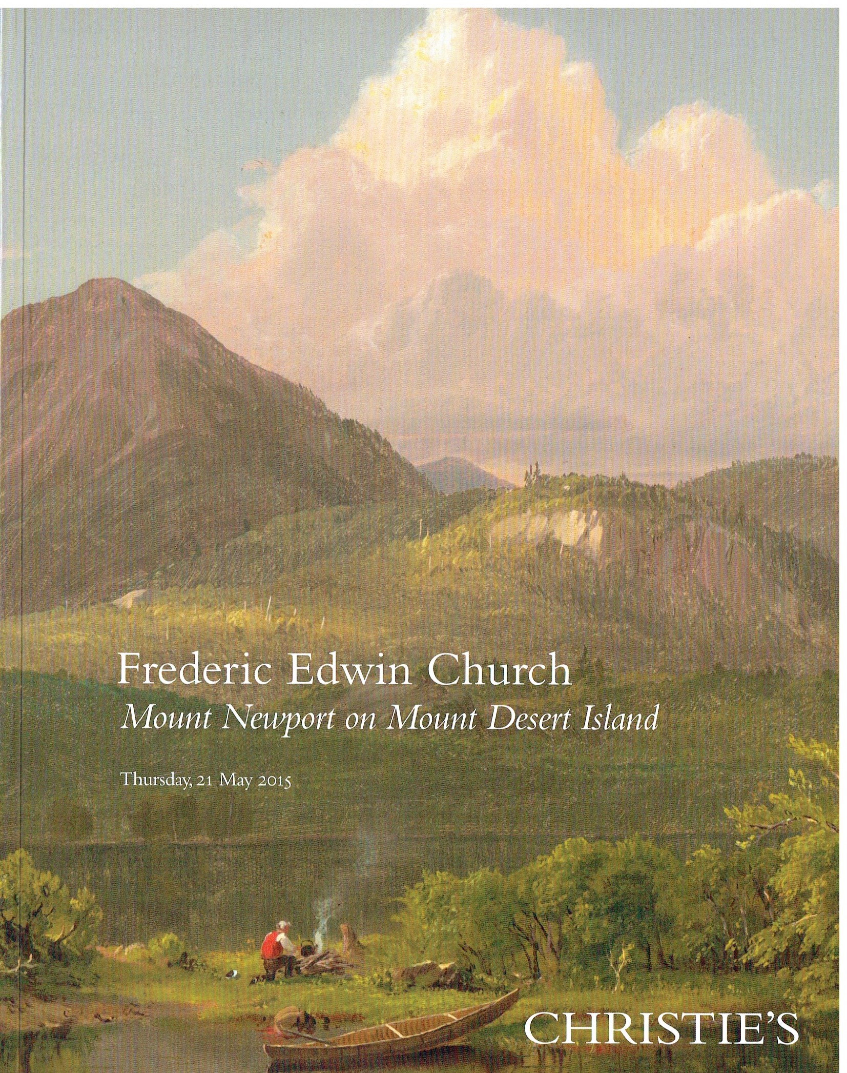 Christies May 2015 Frederic Church Mount Newport on Mount Desert Island