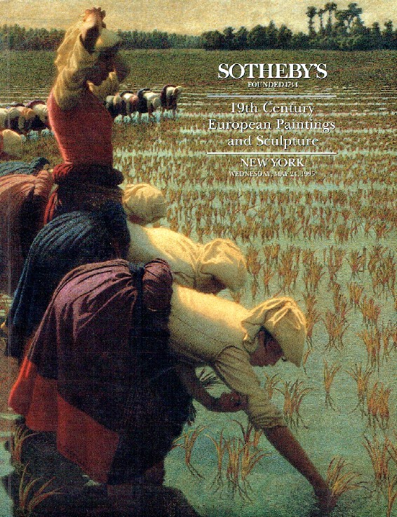 Sothebys May 1995 19th Century European Paintings and Sculpture