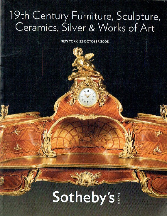 Sothebys October 2008 19th C Furniture, Sculpture, Ceramics, Silver and WOA