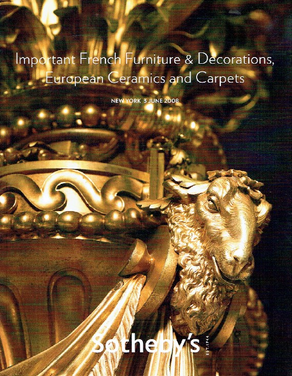 Sothebys June 2008 Important French Furniture