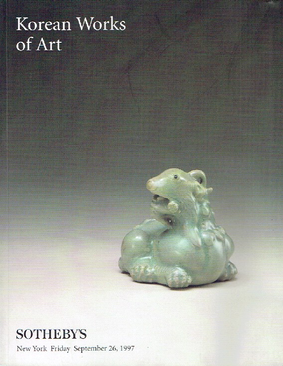 Sothebys September 1997 Korean Works of Art (Digital only)