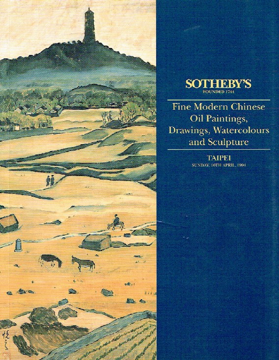 Sothebys April 1994 Fine Modern Chinese Paintings, Drawings & Sculpture