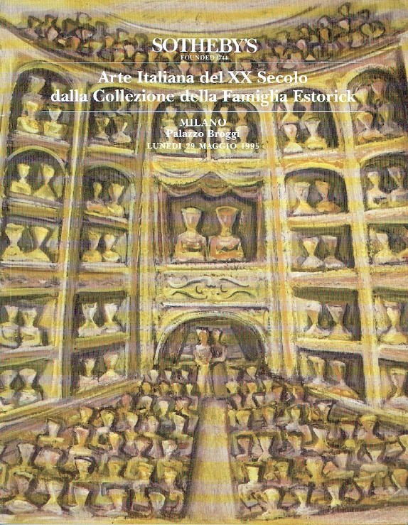 Sothebys May 1995 20th Century Italian Art from the Collection Family Estoricks