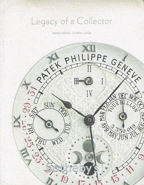 Sothebys April 2008 Legacy of a Collector (Fine Wristwatches)