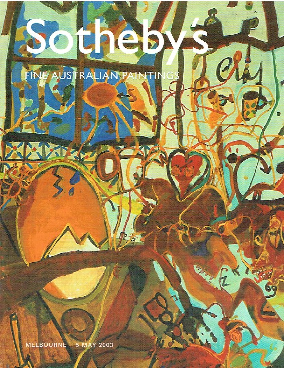 Sothebys May 2003 Fine Australian Paintings - Click Image to Close