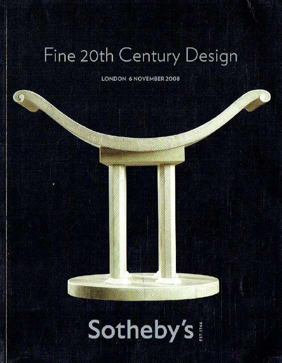 Sothebys November 2008 Fine 20th Century Design (Digital only)
