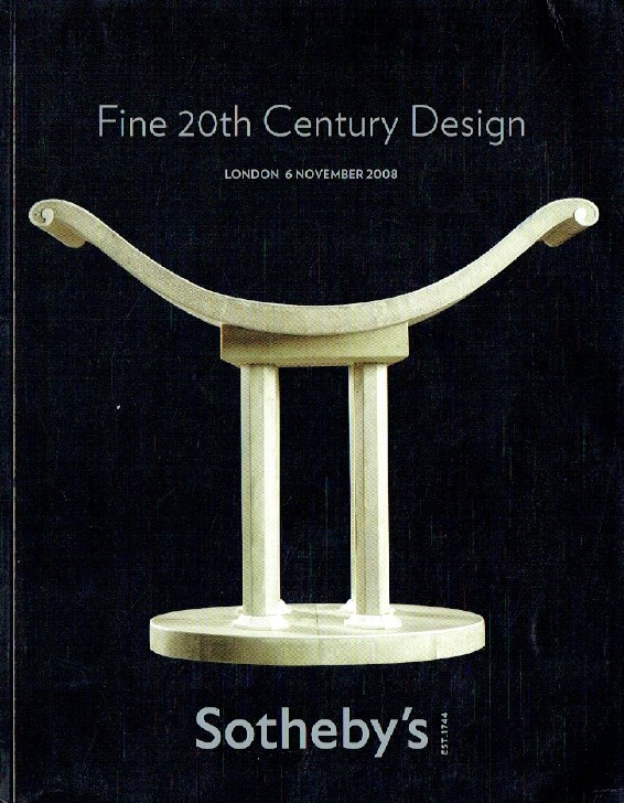 Sothebys November 2008 Fine 20th Century Design