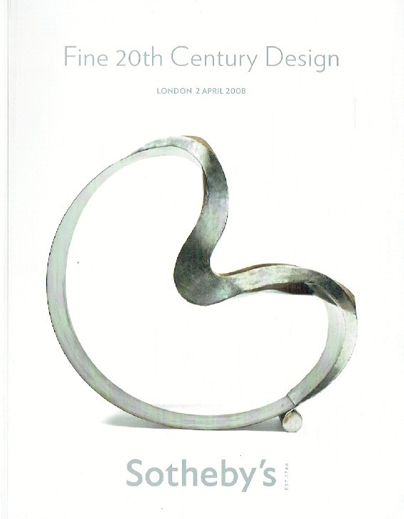 Sothebys April 2008 Fine 20th Century Design