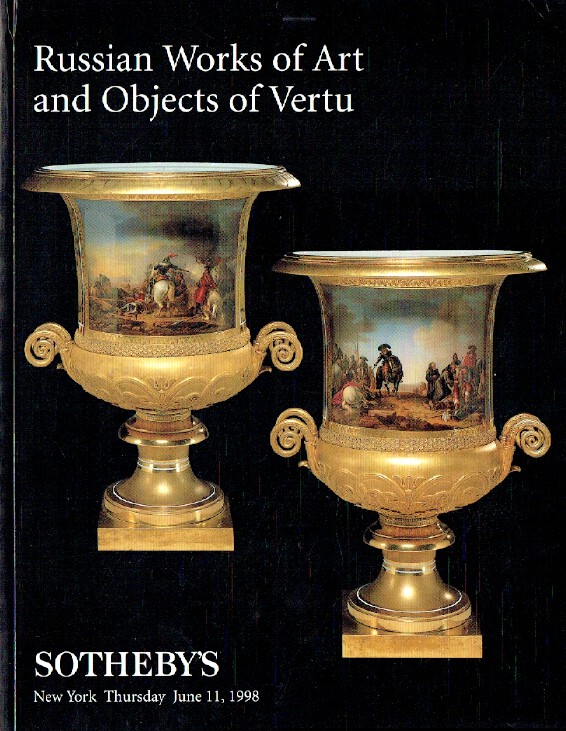 Sothebys June 1998 Russian Works of Art & Objects of Vertu