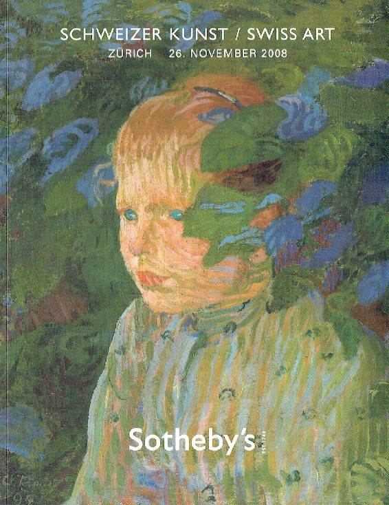 Sothebys November 2008 Swiss Art