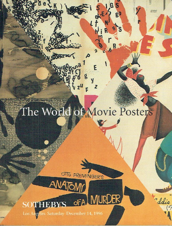 Sothebys December 1996 The World of Movie Posters