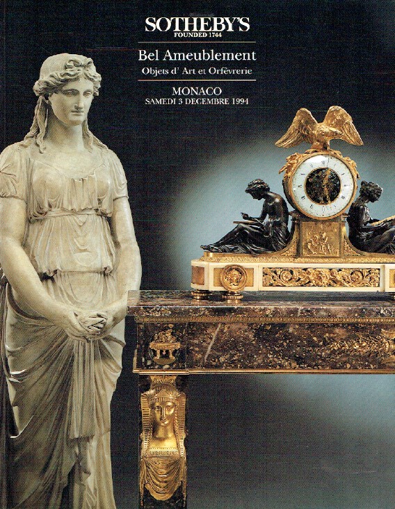 Sothebys December 1994 Fine French Furniture